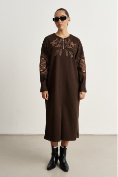 Сукня «Юліана» коричневого кольору