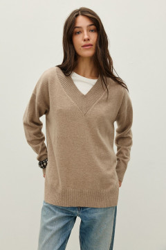  Пуловер «Орса» коричневого кольору