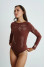 Bodysuit "Arina" brown