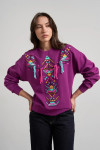 Sweatshirt "Agniya" purple