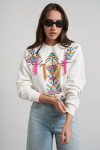 Sweatshirt "Agniya" milky color