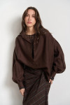 Shirt "Lilya" brown