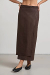 Skirt "Dominika" brown