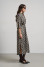"Lilian" dress with geometric print
