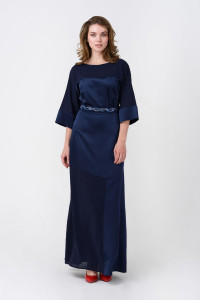 Платье «Дэзире» синего цвета