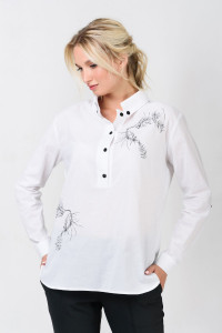 Блуза «Ліма» білого кольору