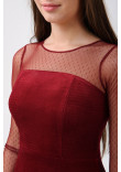 Сукня «Гленфі» бордового кольору