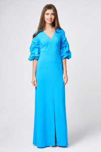 Платье «Патрис» голубого цвета