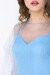 Платье «Флер» голубого цвета