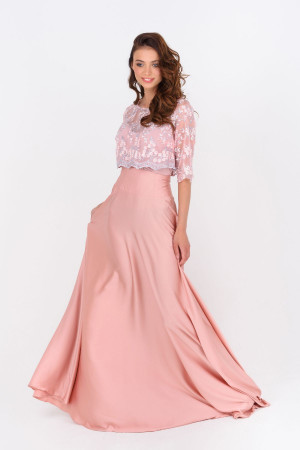 Платье «Ивия» розового цвета