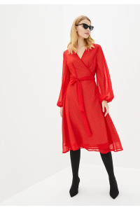 Платье «Миллин» красного цвета