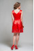 Платье «Брайд» красного цвета