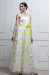 Сукня «Антонія» білого кольору з жовтими квітами