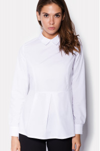 Блуза «Биани» белого цвета