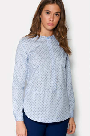 Блуза «Фло» блакитного кольору