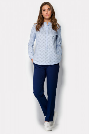 Блуза «Фло» блакитного кольору