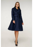 Жіноче пальто «Пегін» темно-синього кольору 46, 50 розмір