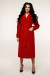 Женское пальто «Палома» красного цвета