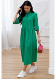 Сукня «Тільда-вишивка» зеленого кольору
