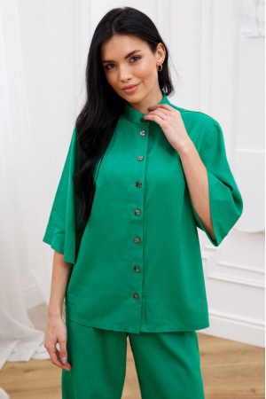 Блуза «Тільда» зеленого кольору