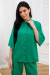 Блуза «Тильда» зеленого цвета
