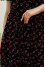 "Jocelyn" black dress with print