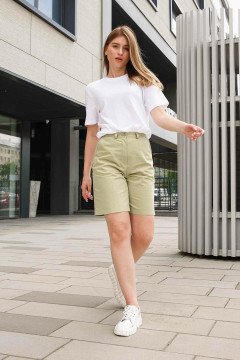 Шорты «Тильда» фисташкового цвета