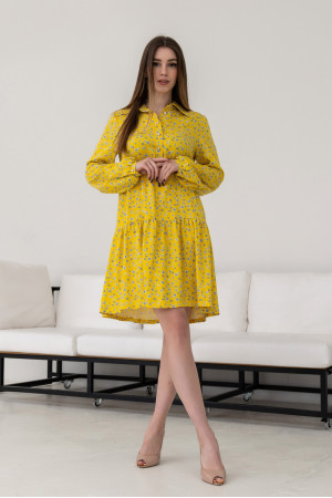Платье «Дияна» желтого цвета