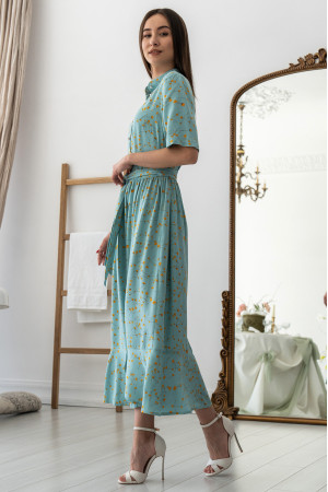 Сукня «Флорет-літо» кольору м'яти з принтом