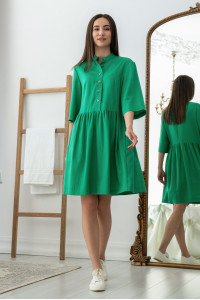 Платье «Тильда-мини» зеленого цвета
