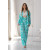 "Aytana" milky pants with mint print