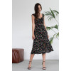 Black printed sundress 