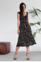 Black printed sundress 
