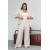 Pants "Thea" milky color