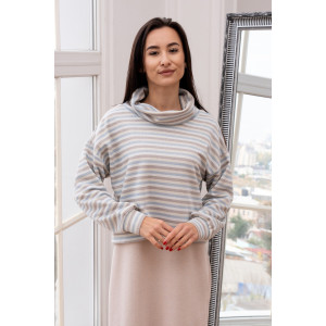 Світшот «Олаві» блакитного кольору у смужку