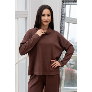 Світшот «Олаві» шоколадного кольору