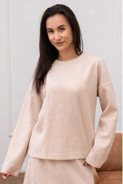 Powder-colored sweatshirt "Kirston"