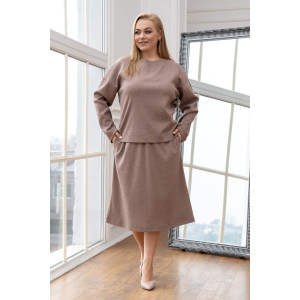 Костюм «Кірстон-міді» кольору капучино