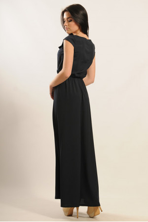 Платье «Мира-Макси» черного цвета