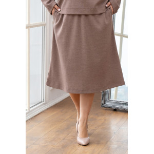 Спідниця «Кірстон-міді» кольору капучино