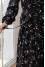 Сукня «Бріанна» чорного кольору з принтом