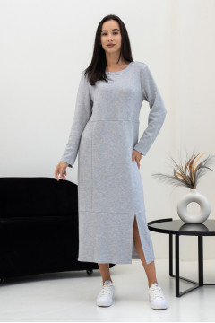 Dress "Yuna" light gray