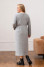 Сукня «Улана» сірого кольору