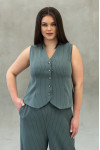 Olive-colored "Gerona" vest