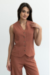 "Gerona" terracotta vest