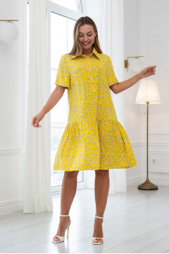 Dress "Diana-Summer" yellow