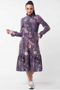 Платье «Рут» фиолетового цвета