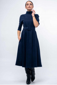 Платье «Стелла» темно-синего цвета