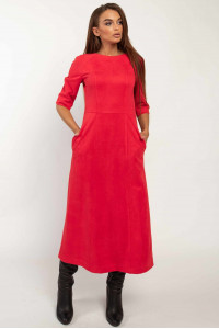 Платье «Аделайн» красного цвета
