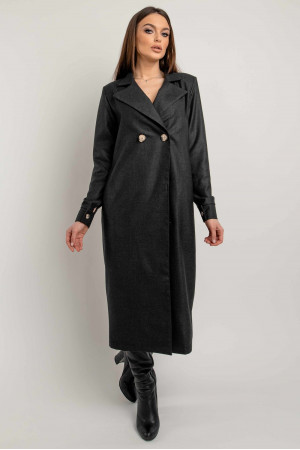 Платье-пиджак «Ирма» черного цвета